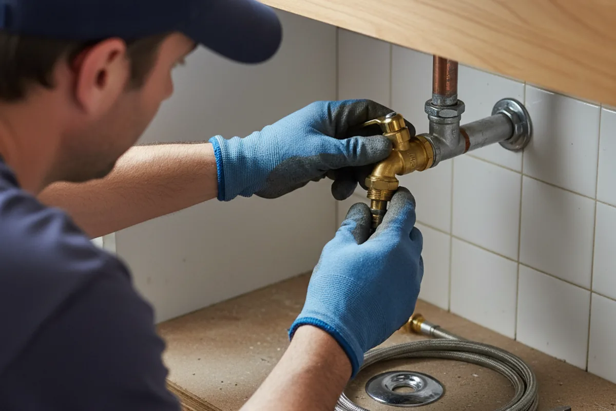 Shutoff valve and fitting work during Faucet and Fixture Repair in Wills Point